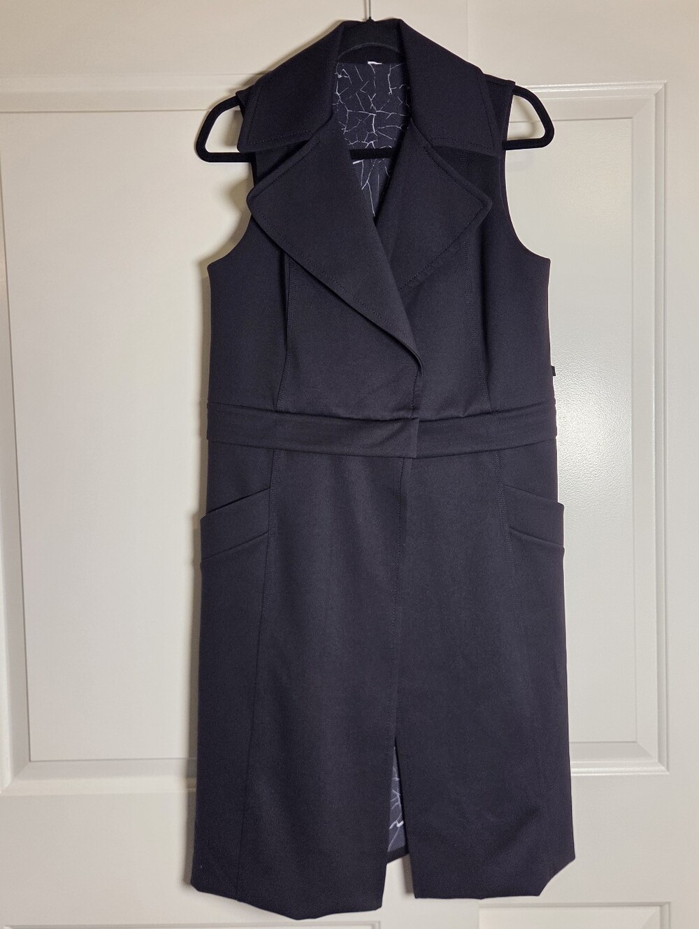 Lululemon Quick Change Vest Black Women's Size 6 Convertible Long Sleeveless - Picture 5 of 12